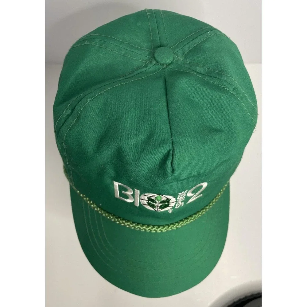 BIO Sphere 2 * Kelly Green Otto Cap Adjustable Trucker Cap Corded Thailand YOUTH